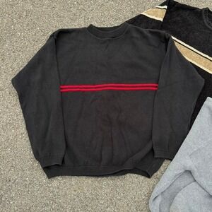 90s striped chunky knit sweater